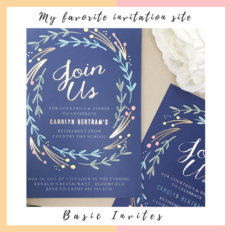 My Fav Invitation Site Basic Invite! Traveling Fig