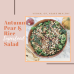 best vegan salad recipe, heart healthy fall salad recipe, easy vegan salad