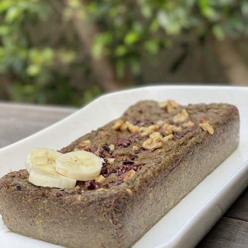 protein vegan banana bread